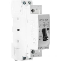 Dewin - geya Single Phase Household ac Contactor 2P 25A 2NO 220V din Rail Manual Automatic Contactor