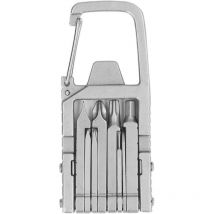 Dewin - Porte-clés Multitool, Outil Multi Pliant 12 en 1 Tournevis en Acier Inoxydable Outils de réparation de Poche Ouvre-Bouteille extérieur