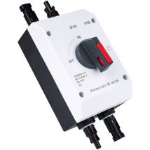 Photovoltaik-Gleichstrom-Trennschalter, 4P 32A 1000VDC IP66 wasserdichter Solar-Transferschalter für den Außenbereich - Dewin
