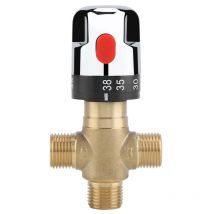 DEWIN Réservoir d'eau Chaude en Laiton mitigeur thermostatique température de l'eau Tuyau Bassin Thermostat contrôle