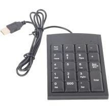 Tastierino numerico usb, tastierino numerico Mini usb portatile, per laptop, desktop, laptop, pc, 19 tasti - Dewin