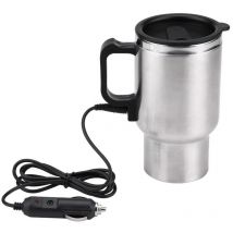 Dewin - Taza calefactora para automóvil - Hervidor para automóvil, Taza calefactora eléctrica de acero inoxidable para automóvil para café, té, agua,