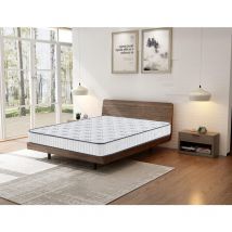 Dewinner - Matelas 160x200cm Mousse 22 cm et Mousse a Mémoire Matelas Parfait Soutien Haute Resilience Ultra Respirante Matelas réversible à Deux