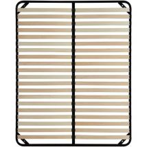Dewinner - Sommier 2x20 Lattes - Lit avec Sommier à Lattes (160x200cm)