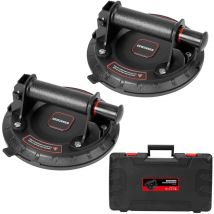 Dewinner - Ventouse à Vide Robuste x 2, Poignée en abs Ventouse de levage en Verre,Capacité de Charge de 230 kg,Ventouse Industrielle pour le Levage