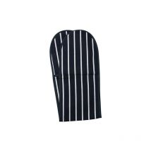 Rushbrookes Classic Butchers Stripe Double Oven Glove Blue - Dexam