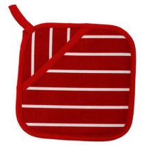 Rushbrookes Classic Butchers Stripe Pot Grab Red - Dexam
