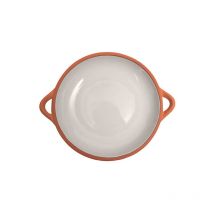 Sintra Large Glazed Terracotta Tapas Dish Stone - Dexam