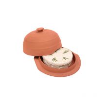 Terracotta Cheese Baker with Lid - Dexam