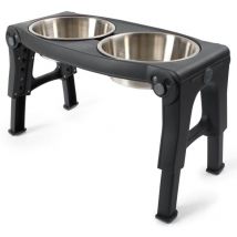 Mangeoire pour animaux de compagnie Gris Dexas