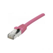 Cordon patch RJ45 s/ftp cat 6a lsoh Snagless Rose - 1.50 m (854377) - Dexlan