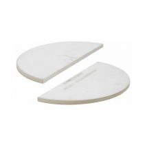 Kamado Joe - Déflecteur de chaleur demi-rond (x2) pour Kamado Classic Joe