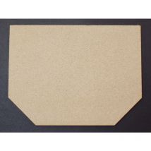 Déflecteur en bas pour poêles à cheminée Siena 277.17 de Haas+Sohn - vermiculite - dimensions d'encastrement parfaitement adaptées