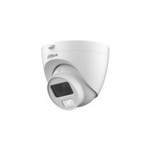 Dh-hac-hdw1500clqp-il-a-0280b-s2) Dahua camera hybride turret lite smart dual light 5mp ir 20m with audio 2.8mm