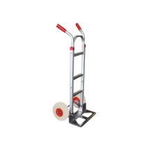 Diable-manutention - Diable aluminium 250kg - Dossier plat et roues increvables - ST250N/RINC