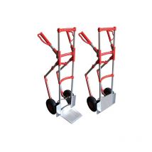 Diable-manutention - Diable aluminium pelle rabattable - Roues increvables - STR300NBRASS/RINC