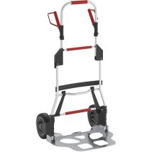 Diable De Transport Jumbo H.1250mm, Taille Bavette L.460xl.590mm Pliant, Cap. De Charge 250kg Monté Sur Pneus