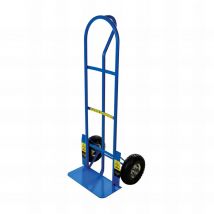 Silverline - Diable de transport 1.3 m de haut, plateau 450 mm Bleu