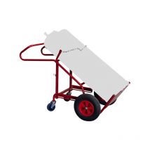 Diable-manutention - Diable porte bouteille basculable - 2 grandes bouteille - roues pneumatiques - 810007958