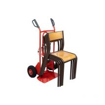 Diable-manutention - Diable porte chaises avec poignées à garde - Roues pneumatiques - 810005343