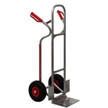 Proregal-regale Günstig Kaufen - Diable ragnar avec pelle pliable HxLxP 117x60x52cm Capacité de charge 250kg Roues anti-crevaison Aluminium