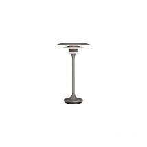 Diablo Lampada da tavolo moderna DaVinci 20 cm grigio ossido, cavo di accensione 1x G9