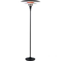 Diablo - 1 Licht Stehlampe Rot, Matt Schwarz, E27 - Belid