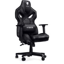 X-Fighter Gaming Stuhl Computerstuhl ergonomischer Bürostuhl Gamer Chair Schreibtischstuhl: Schwarz - Diablo