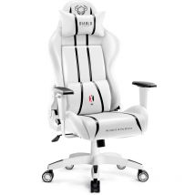 Diablo - X-One 2.0 Gaming Stuhl Computerstuhl ergonomischer Bürostuhl Gamer Chair Schreibtischstuhl Weiß - Normal Size
