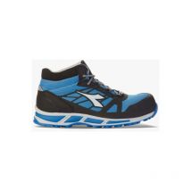 Diadora Samba Super Sneaker Low Neck, Noir (Black/Beige), 39.5 UK