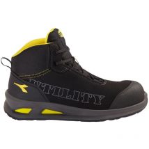 Smart Softbox Mid S3L fo sr esd Sicherheitshochschuhe - 45 eu - Schwarze - Schwarze - Diadora