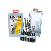 Coffret forets béton x7 sds+ twister+ Diager