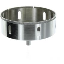 Diamant Bohrkrone 6-Kant ø 100 mm Keramik Nassschnitt Fliesenbohrer Glasfliese