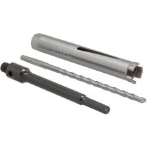 Btec - Diamant Bohrkrone Nutzlänge 180 mm ø 32 mm 6-kant Adapter lang mit Zentrierbohrer