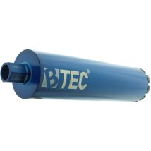 Btec - Diamant Bohrkrone Laser Beton Nutzlänge 400 mm Aufnahme unc 1 1/4 112 mm, 10 Segmente