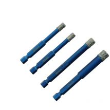 Diamant-Bohrkronen Set Vakuum, Bit Aufnahme, spezial Kühlkern 6, 8 und 10mm