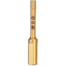 Diamantbohrer, Gold-diamantbohrer-lochsäge Für Porzellanfliesen, Granit, Glas, Glatte Oberflächen, Keramik, Marmor, Stein (6 Mm)