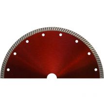 Tectool - diamantscheibe, turbo-segmentierung mit geschlossenem rand, ø 125 mm