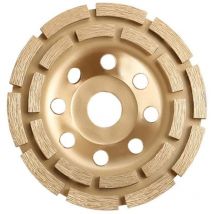 Diamantschleifscheibe, Diamantschleifscheibenplatte, Diamantschleifscheiben, zweireihige Diamantscheibe, zum Schleifen von Beton, Stein,