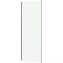 Diamond - 800mm Glass Side Panel Only Shower Enclosure 8mm Thick Safety Chrome