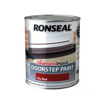 Ronseal - 35404 Diamond Hard Doorstep Paint Tile Red 750ml RSLDHDSPR750