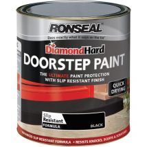 Diamond Hard Doorstep Paint Black 250Ml