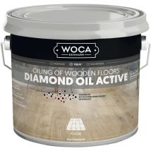 Diamant Aktiv Öl Holzbodenöl Pflegeöl für alle Holzarten schokobraun 2,5 Liter - Woca