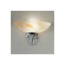 Gebraucht] Kögl Wandleuchte Dana Wandlampe Lampe Leuchte e 27 Handbemalt Glasschirm Amber B-Ware