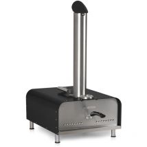 Klarstein - Diavolo - Four à pizza à granulés, avec pierre à pizza 13' (33x33 cm), thermomètre intégré, affichage de la température jusqu'à 500 °c,