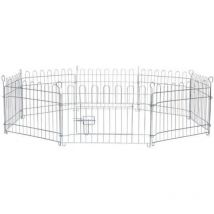 Lionto Freilaufgehege für Kleintiere Auslauf für Kaninchen Kleintiergehege (s) 59x38 cm