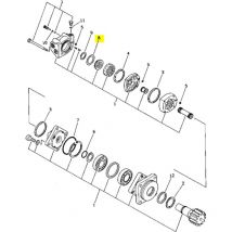 Dichtung Komatsu 20N-60-16180
