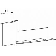 Dichtungsendstück VESU12, Kunststoff rustikalbraun