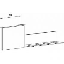 Dichtungsendstück VESU19, Kunststoff schwarz