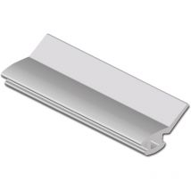 Covison - Dichtungsprofil für Halteprofil Hart-PVC Isostar, Kunststoff weiß